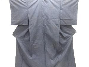 草花模様織り出し本場泥大島紬着物(7マルキ)